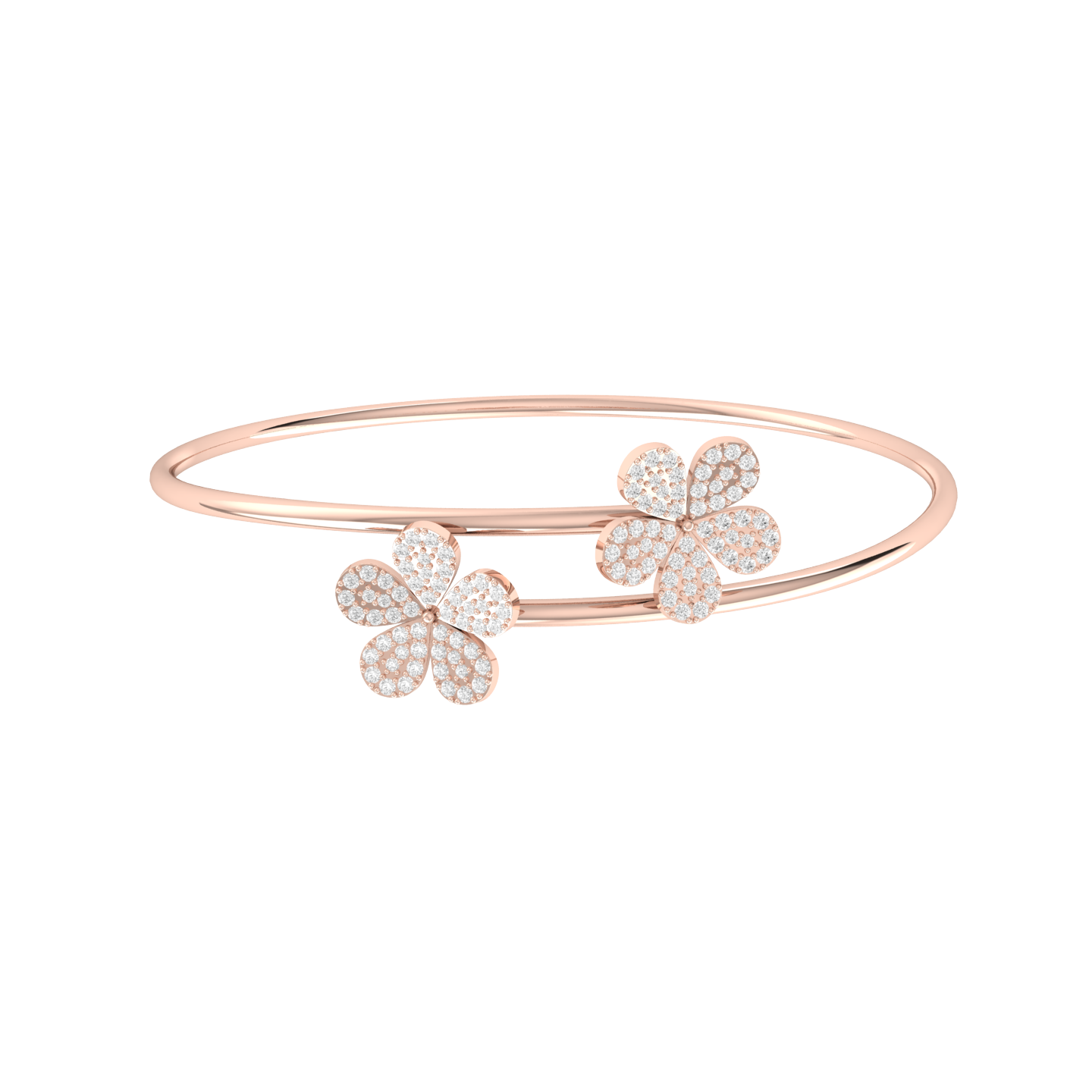 Opulent Charm Rose Gold Diamond Bracelet [rg]