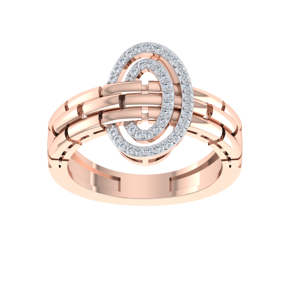 Timeless Treasure Rose Gold Diamond Ring  [rg]