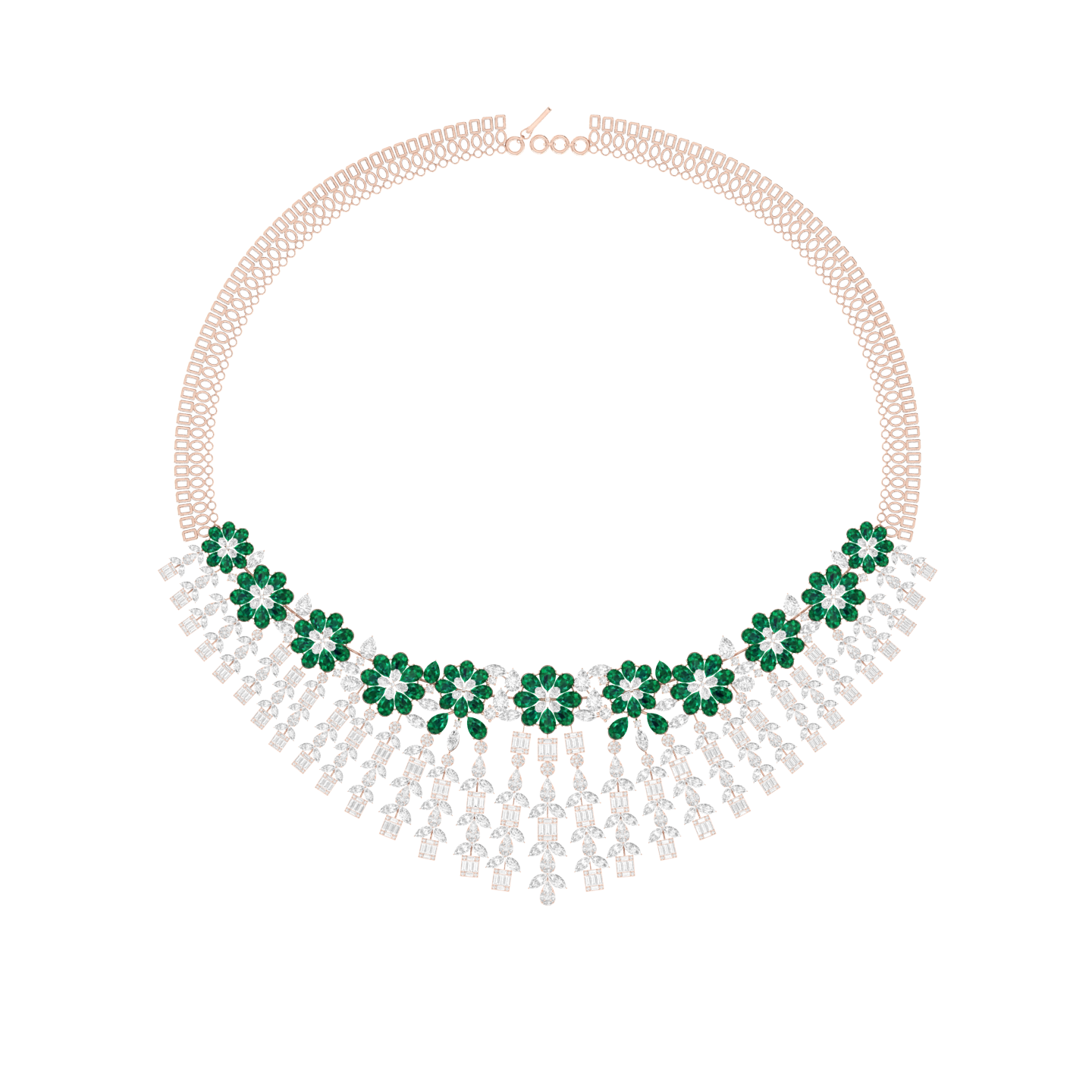 Flora Glimmer Diamond Necklace