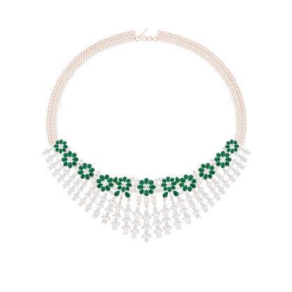 Flora Glimmer Diamond Necklace