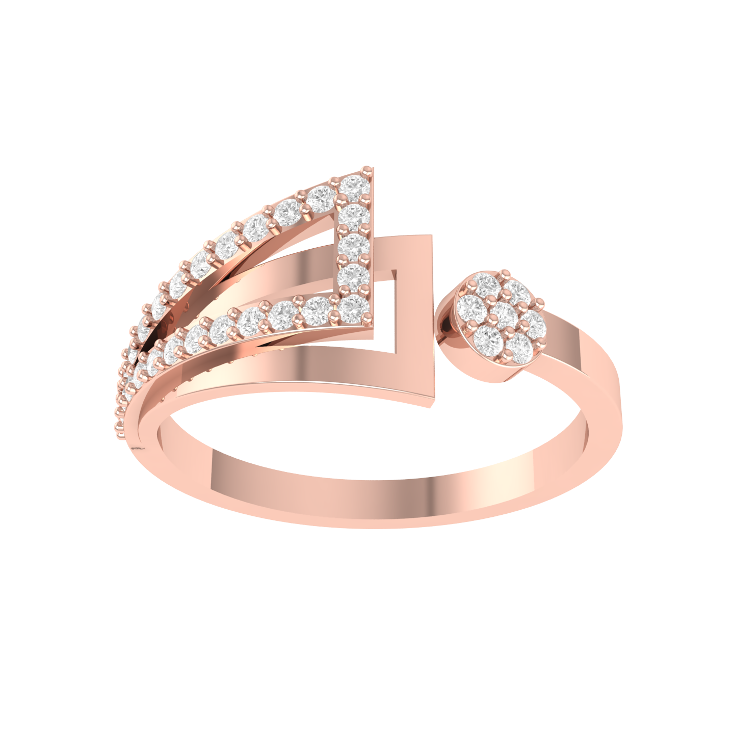 Mystic Moments Rose Gold Diamond Ring [rg]