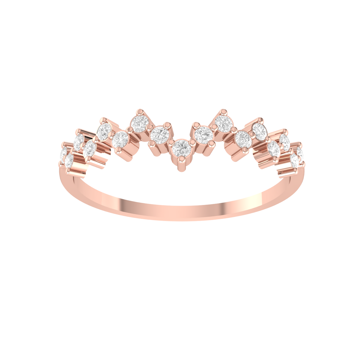 Majestic Radiance Lab Grown  Rose Gold Diamond Charm [rg]