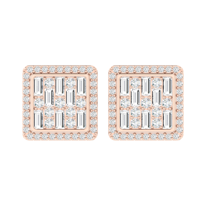  Rose Gold Diamond EarringsScarlet Majesty [rg]