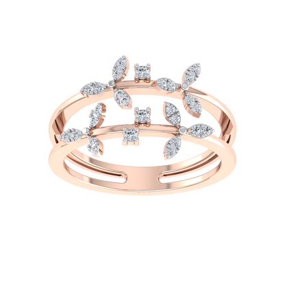 Royal Radiance Rose Gold Diamond Ring [rg]