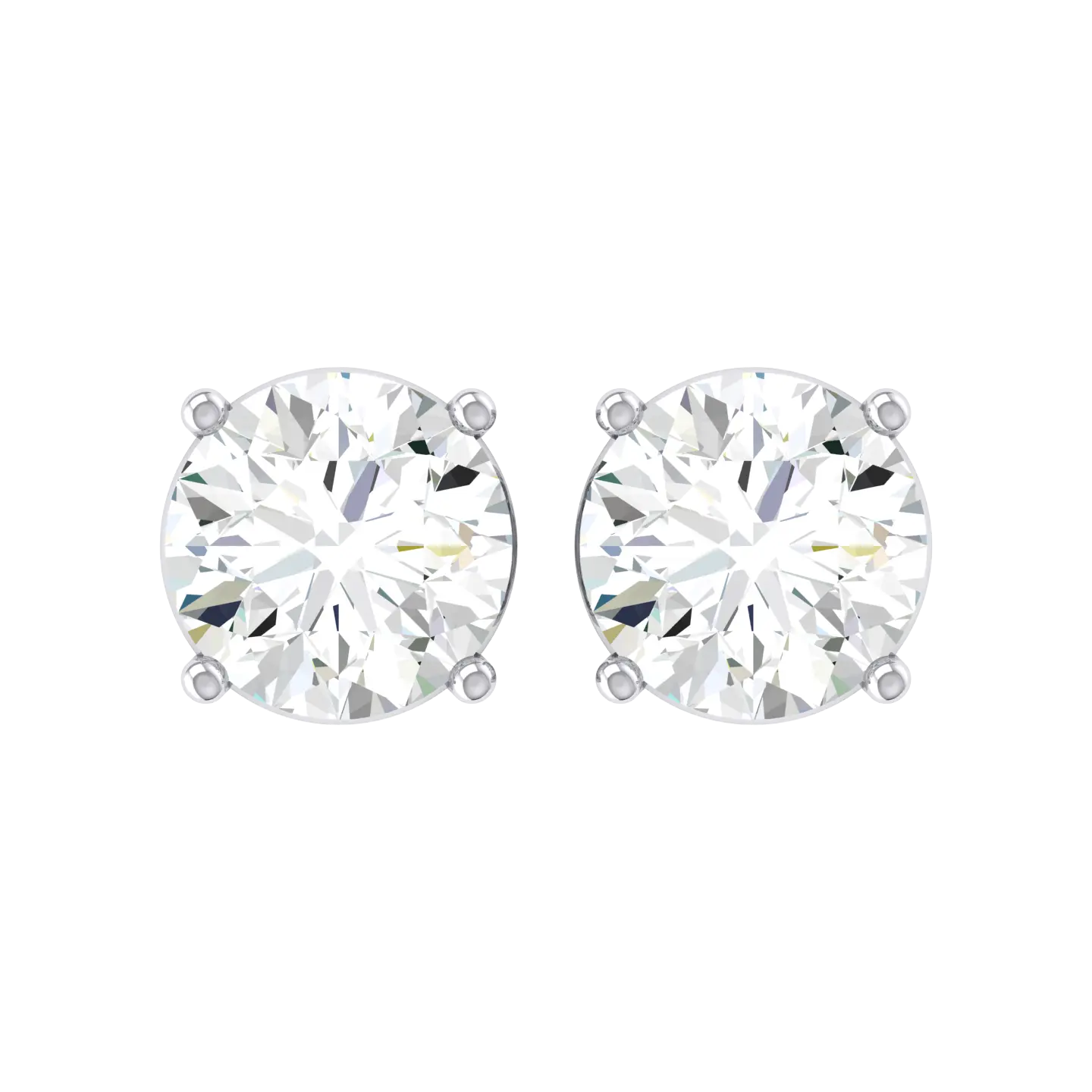 Timeless Sparkle 0.3cts White Gold Diamond Earrings [wg]