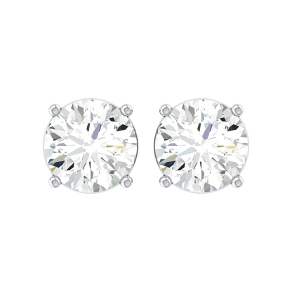 Timeless Sparkle 0.3cts White Gold Diamond Earrings [wg]