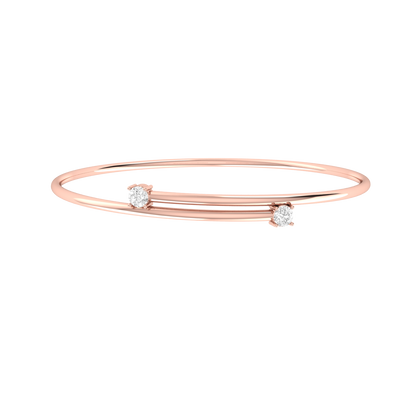 Serenity Brilliance Rose Gold Diamond Bracelet [rg]