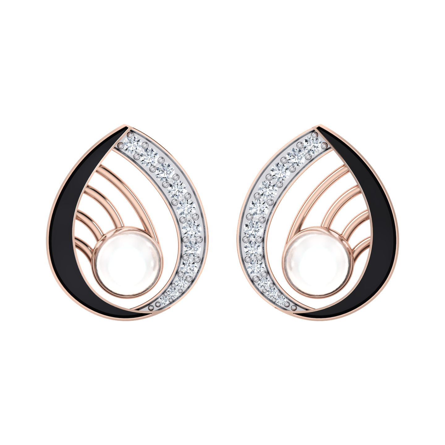 Artisanal Design Customised Diamond Earrings