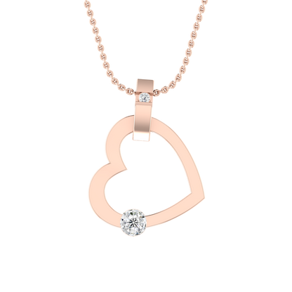 Infinite Passion Rose Gold Diamond Pendant [rg]
