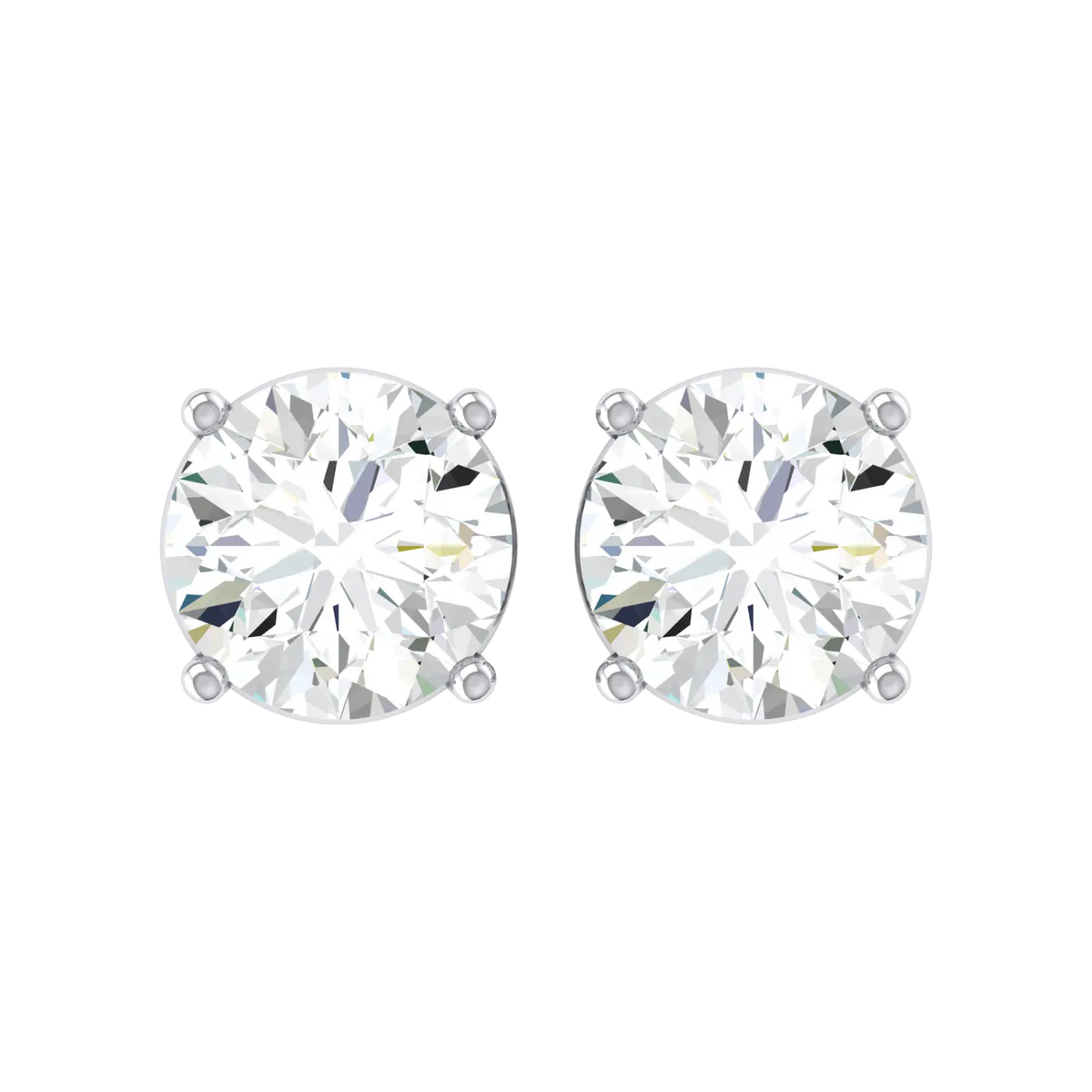 Timeless Sparkle 0.3cts White Gold Diamond Earrings [wg]