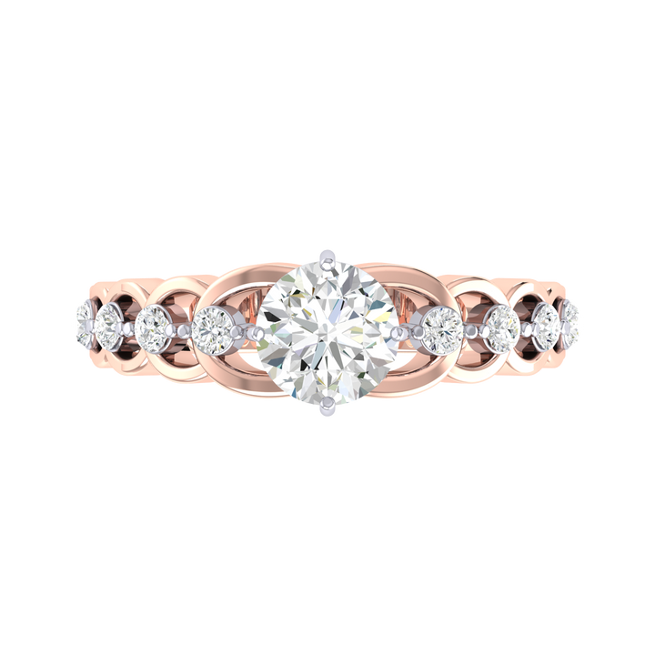 Crown Jewel Rose Gold Lab Grown Diamond
