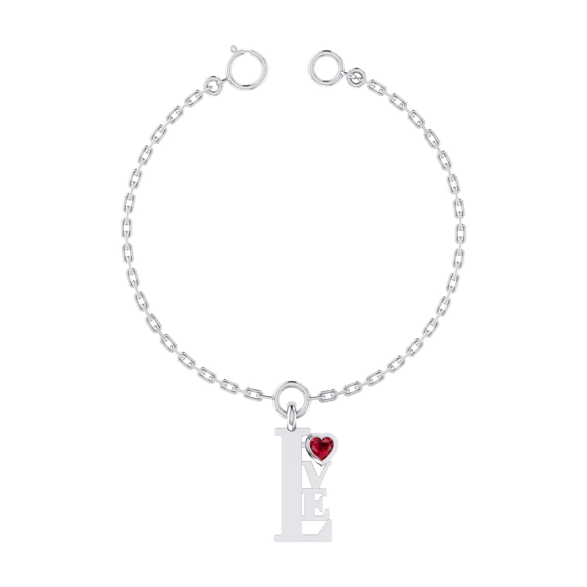 Scarlet Sentiment White Gold Diamond Charm [wg]