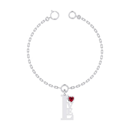 Scarlet Sentiment White Gold Diamond Charm [wg]