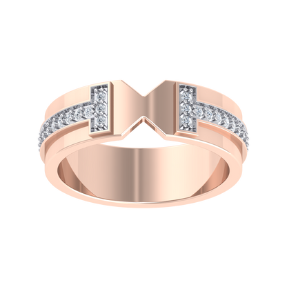 Rose Gold Lab Grown Diamond Ring - Celestial Beam [rg]