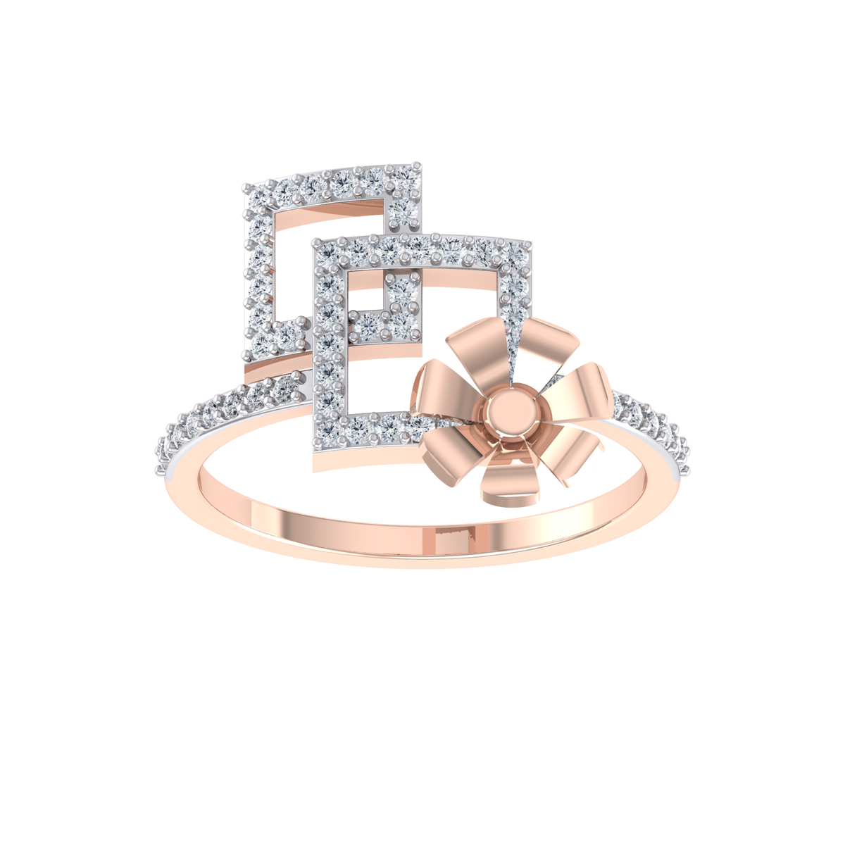 Tranquil Twilight Rose Gold Diamond Ring [rg]