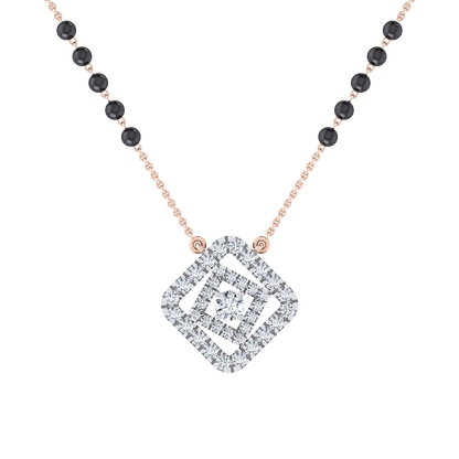 Timeless Grace Rose Gold Diamond Mangalsutra [rg]