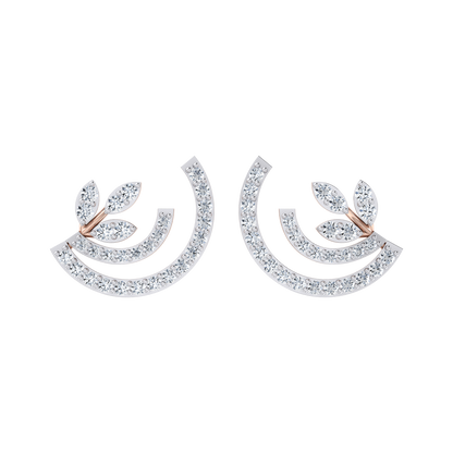 Blossom Baubles Rose Gold Diamond Earrings [rg]