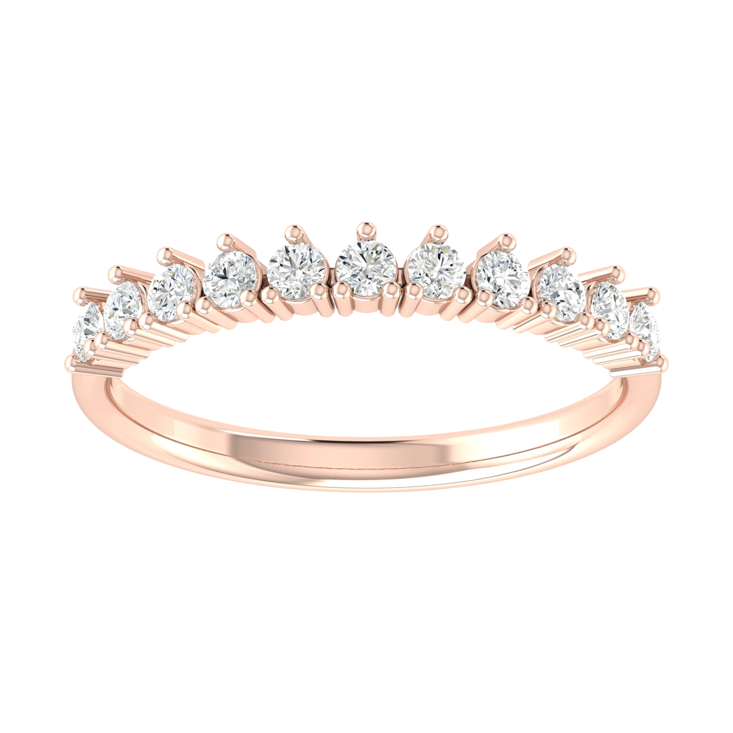 Rose Gold Lab Grown Diamond Ring - Brilliance Horizon [rg]