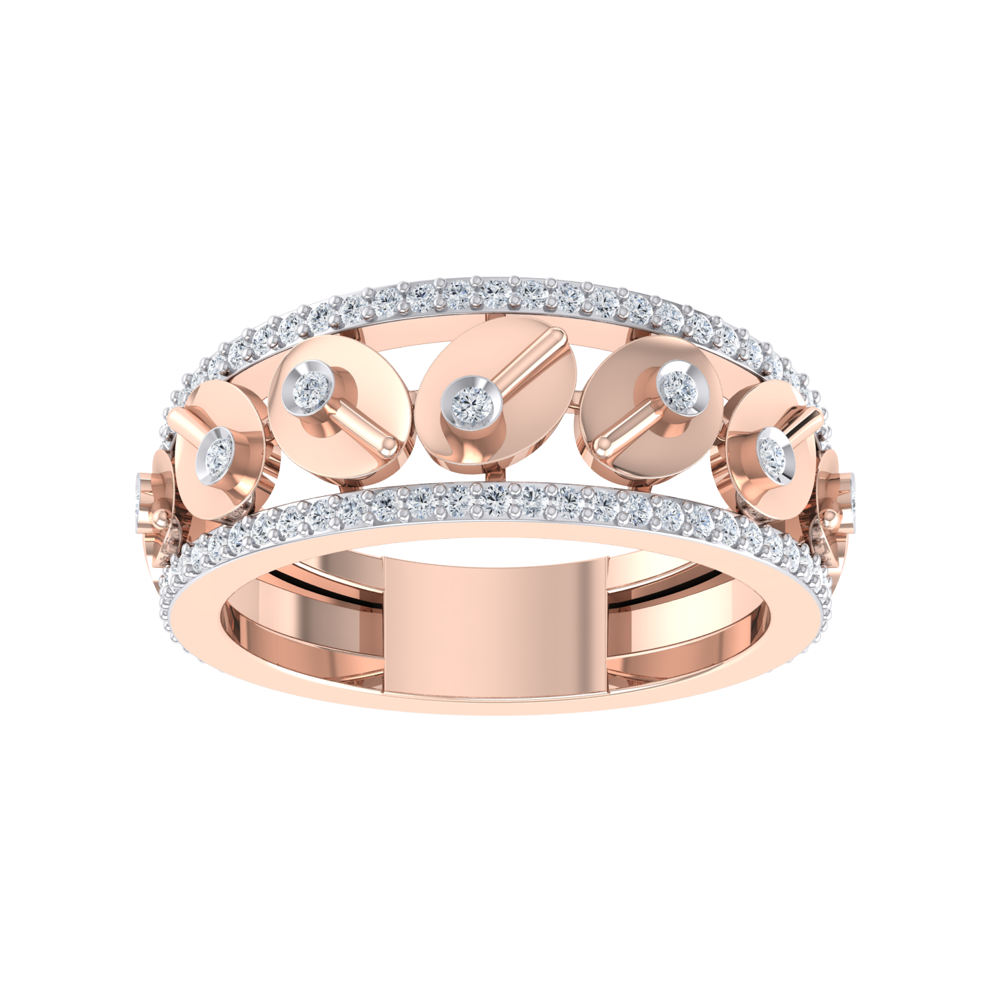 Opulent Oasis Rose Gold Diamond Ring [rg]