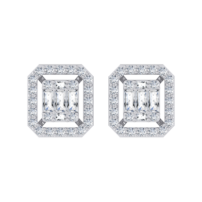 Mystic Medely White Gold Diamond Earrings [wg]