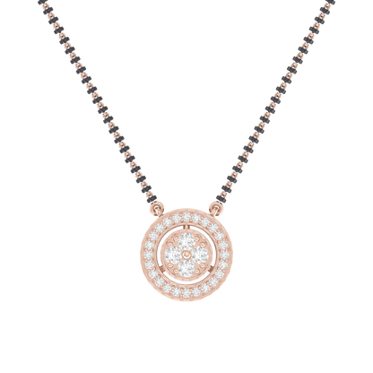 Rose Gold Diamond Mangalsutra - Everlasting Love [rg]