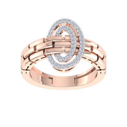 Timeless Treasure Rose Gold Diamond Ring  [rg]