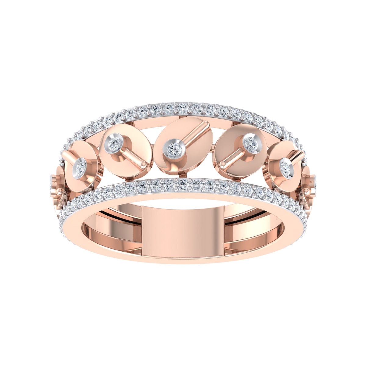 Opulent Oasis Rose Gold Diamond Ring [rg]