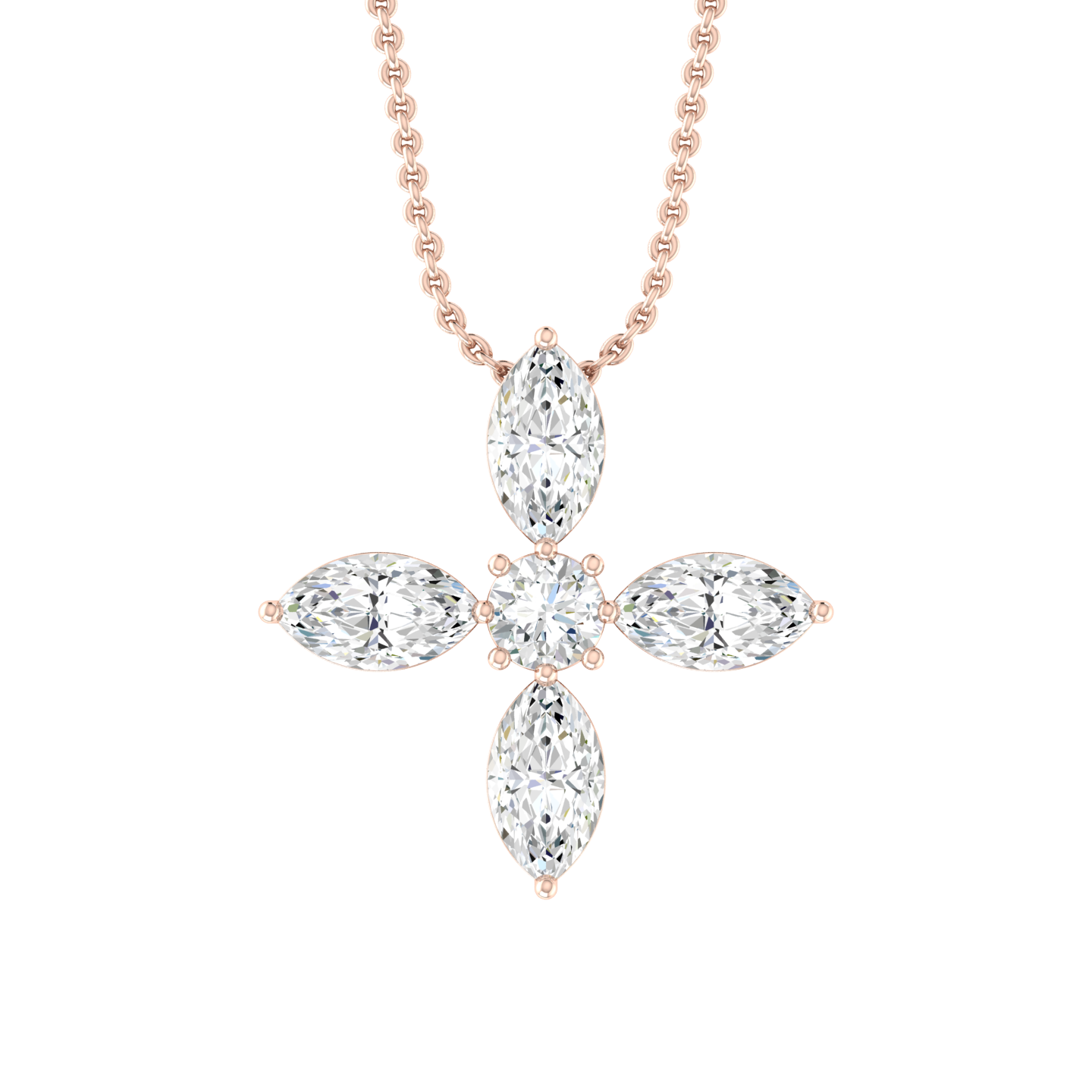 Divine Radiance Diamond Pendant