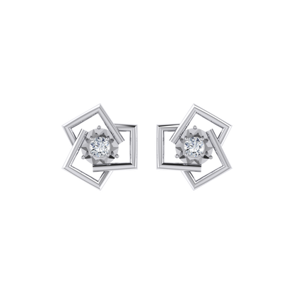Whimsical Wonders White Gold Diamond Earrings [wg]