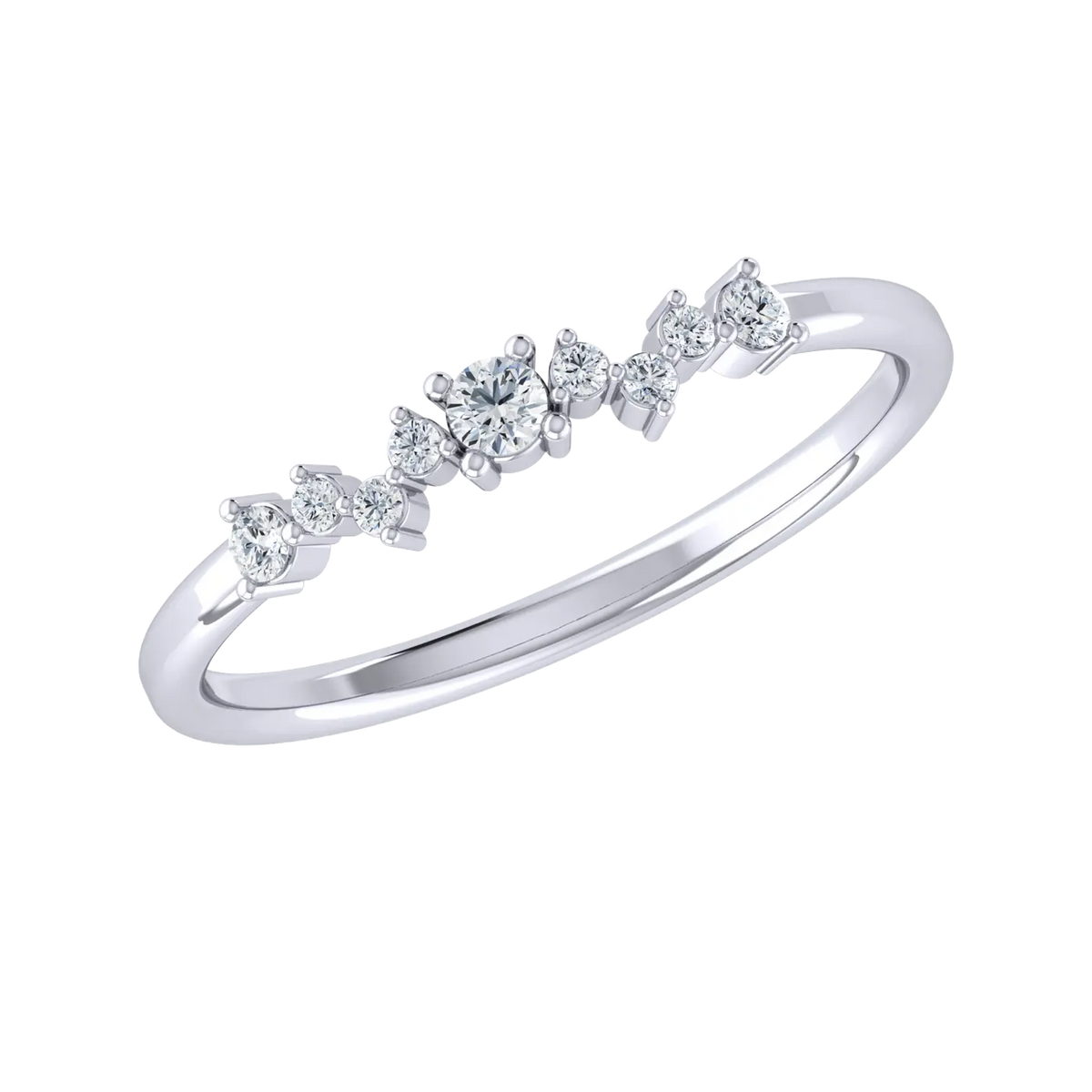 Brilliance Bound White Gold Lab Grown Diamond Ring [wg]