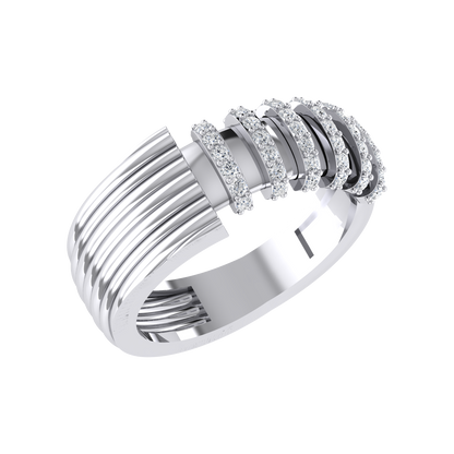 Dazzling World White Gold Lab Grown Diamond Ring [wg]