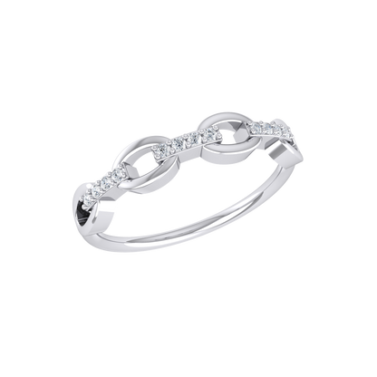 White Gold Diamond Ring - Radiant Regalia [wg]