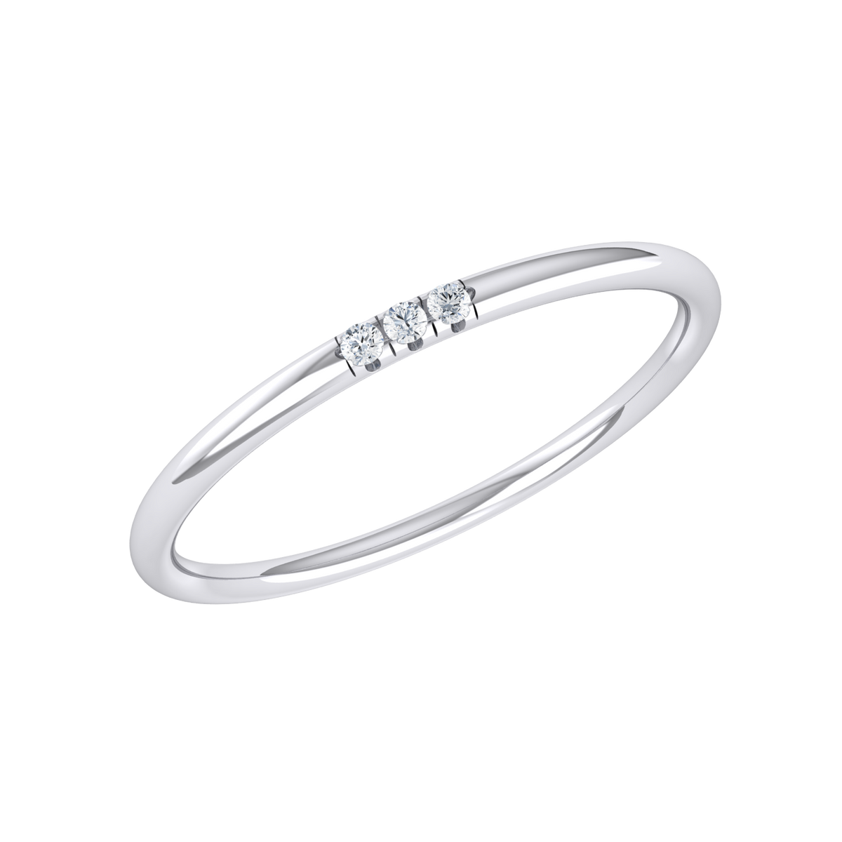 White Gold Diamond Ring - Shimmer Showcase [wg]