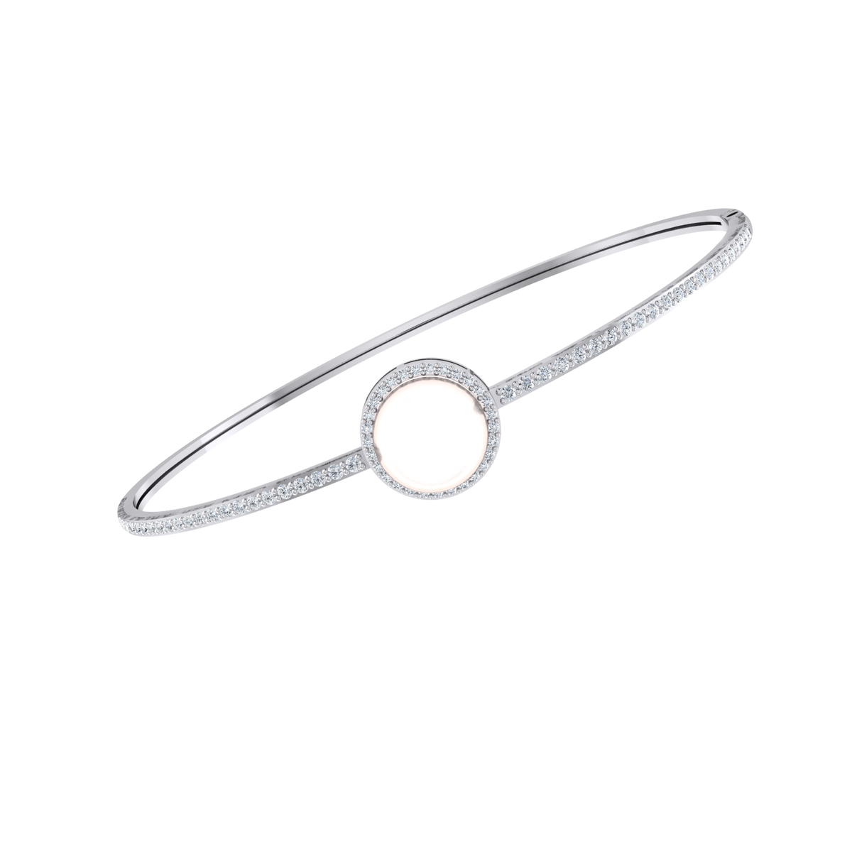 White Gold Diamond Bracelet - Luxe Lumiere [wg]