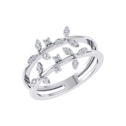 White Gold Diamond Ring - Royal Radiance [wg]