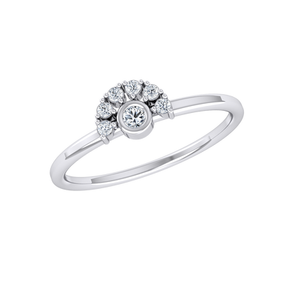 White Gold Diamond Ring - Timeless Glimmer [wg]