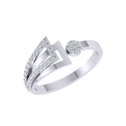 White Gold Diamond Ring - Mystic Moments [wg]