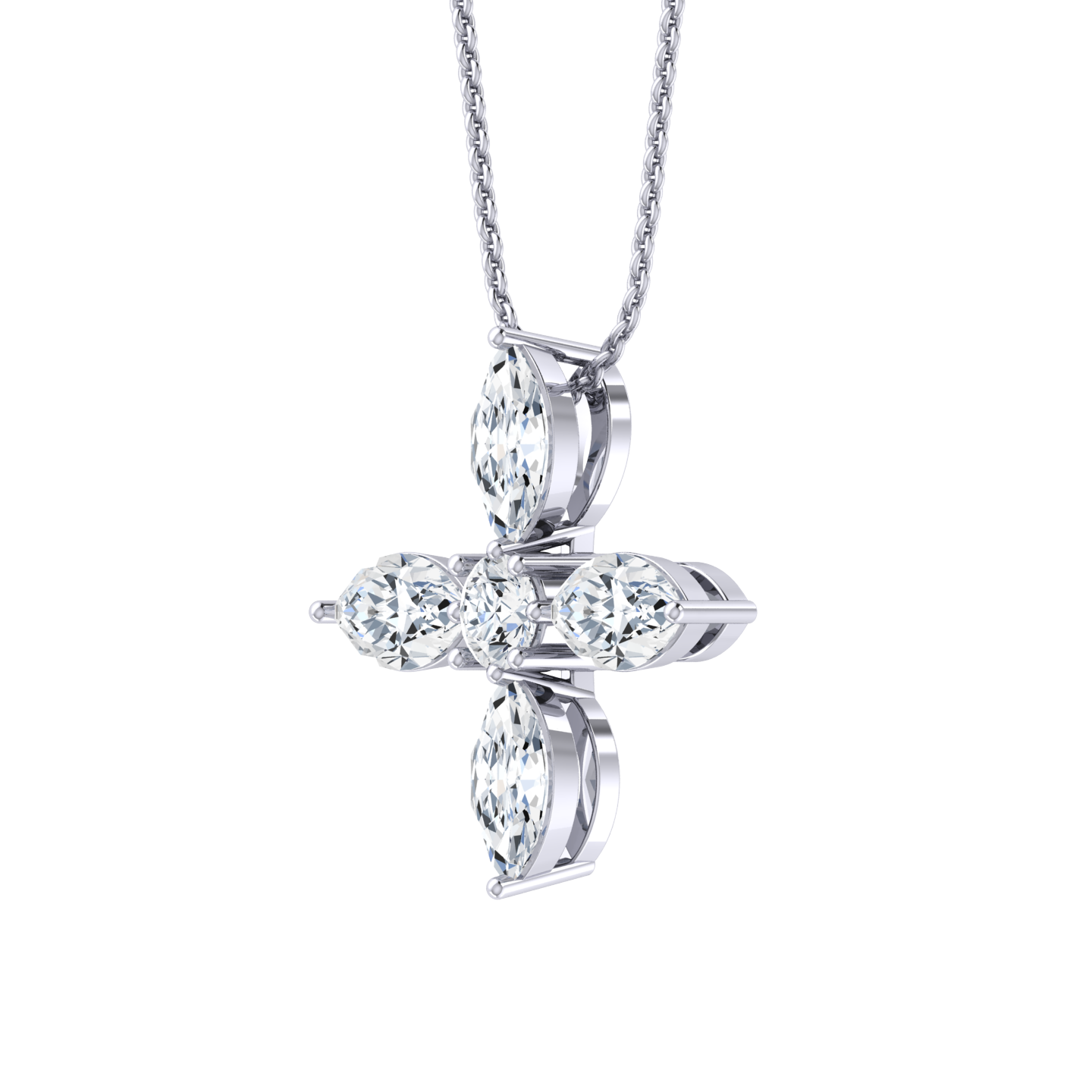 Divine Radiance Diamond Pendant