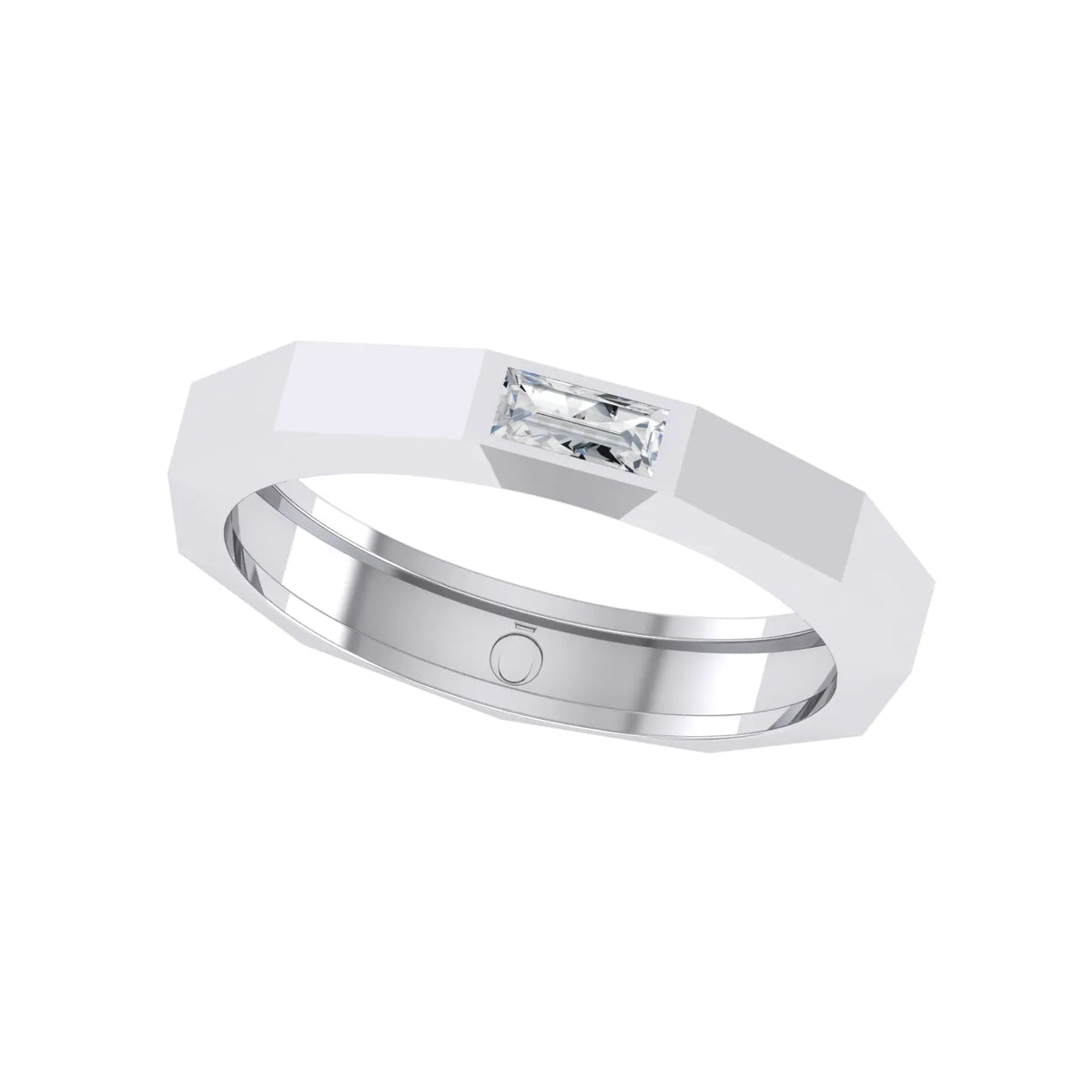 White Gold Lab Grown Diamond - Minimal Beam [wg]