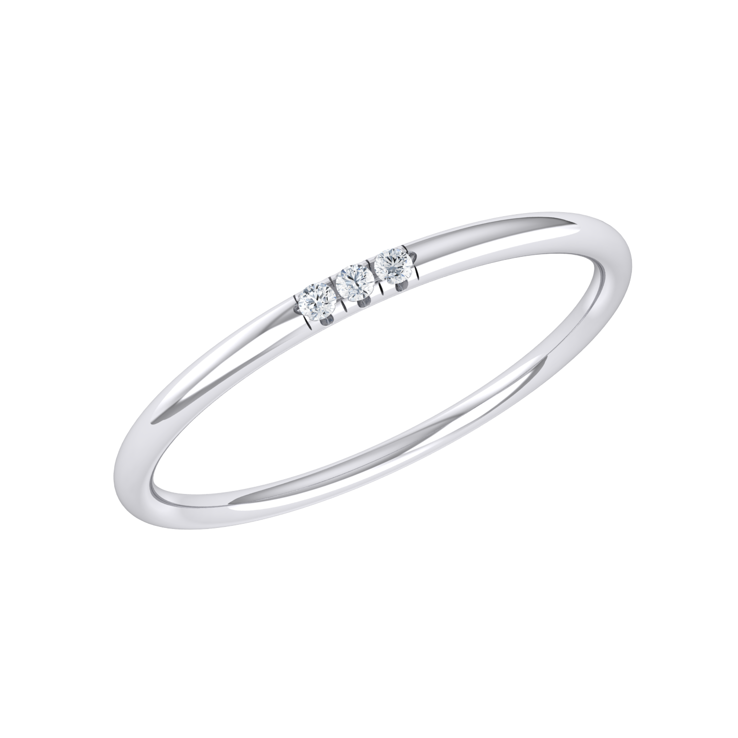 White Gold Diamond Ring - Shimmer Showcase [wg]