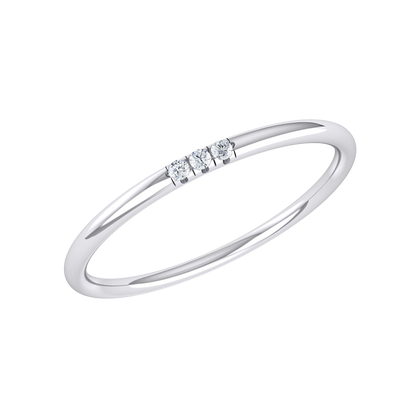 White Gold Diamond Ring - Shimmer Showcase [wg]