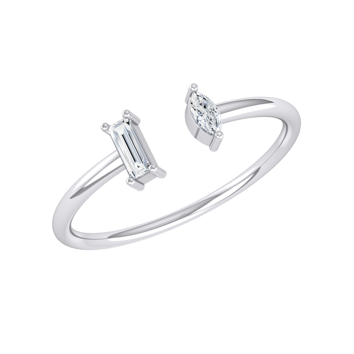 White Gold Diamond Ring - Star Light [wg]