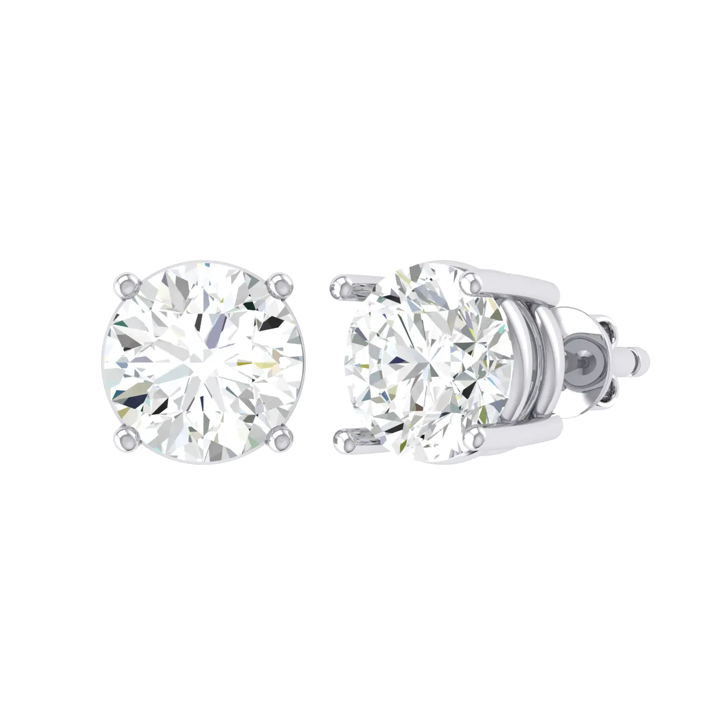 White Gold Diamond Earrings - Timeless Sparkle 0.3cts [wg]