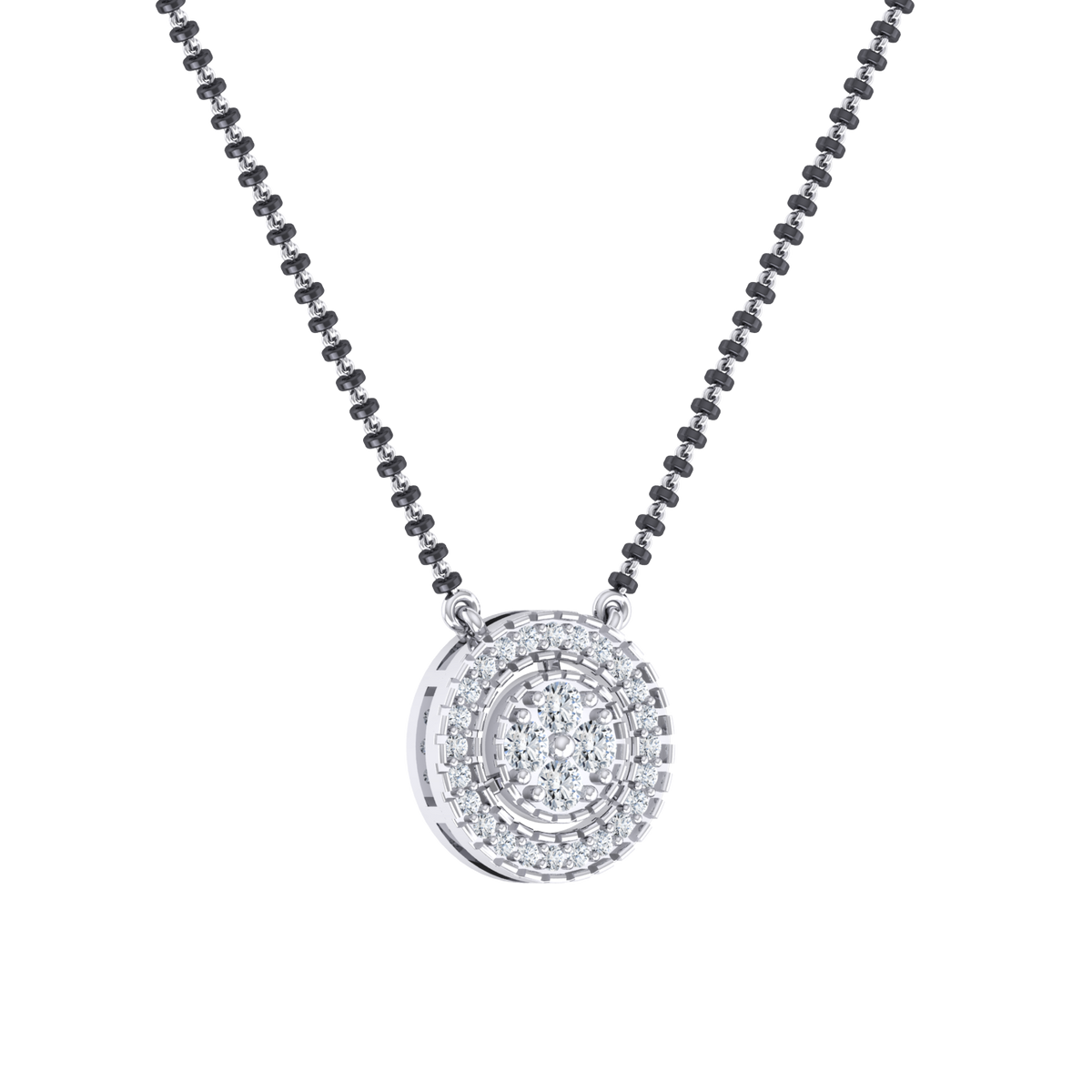 Everlasting Love White Gold Diamond Mangalsutra [wg]