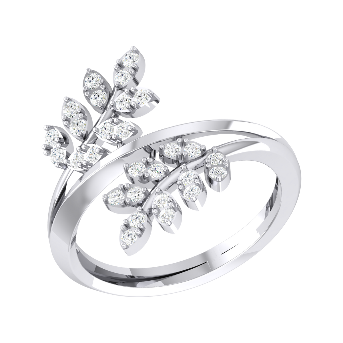 White Gold Diamond Ring - Enchanted Essence [wg]