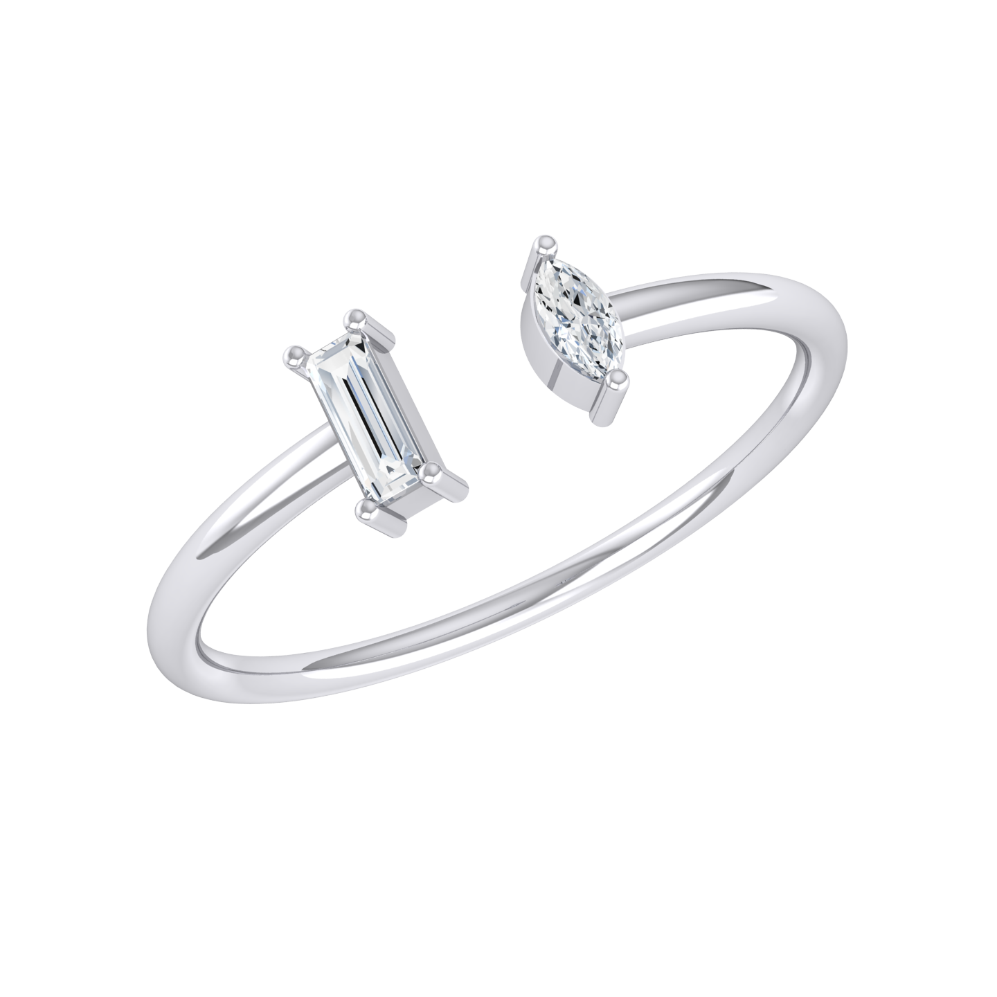 White Gold Diamond Ring - Star Light [wg]
