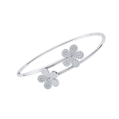 White Gold Diamond Bracelet - Opulent Charm [wg]