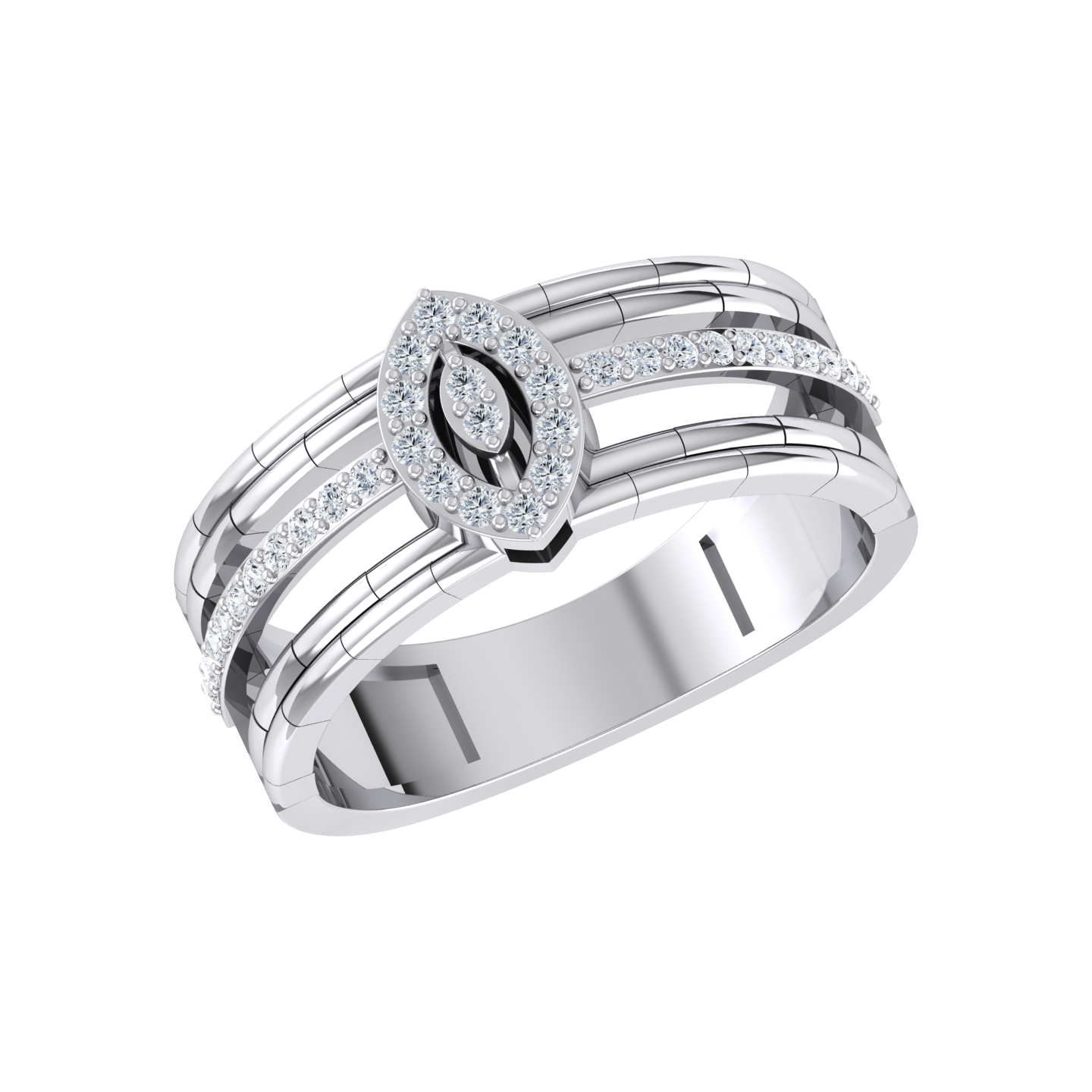 Divine Beauty White Gold Lab Grown Diamond Ring [wg]