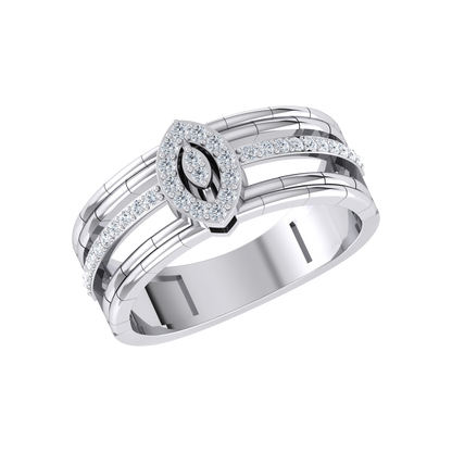 Divine Beauty White Gold Lab Grown Diamond Ring [wg]