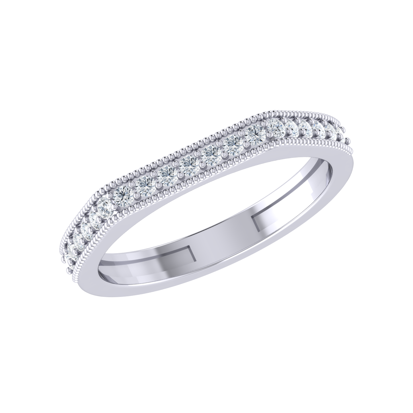 Dazzle Domain White Gold Lab Grown Diamond Ring [wg]